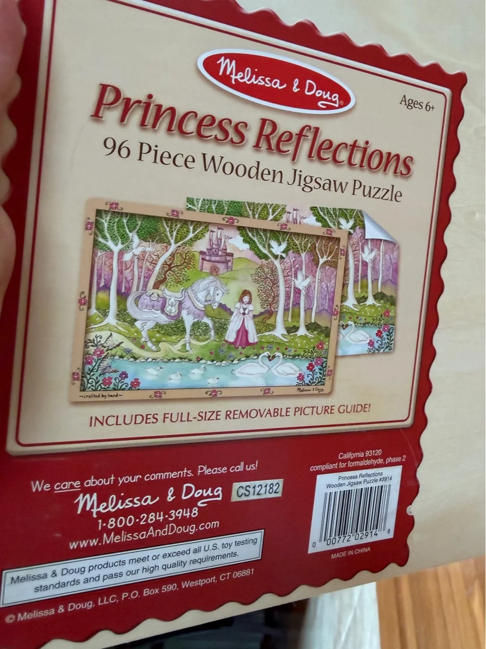 3 Melissa & Doug Wooden Puzzles 96 Pieces Sunken Treasure Princess Dinosaurs